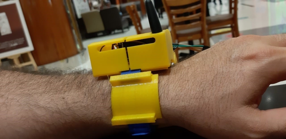 Prototype of wearable device 