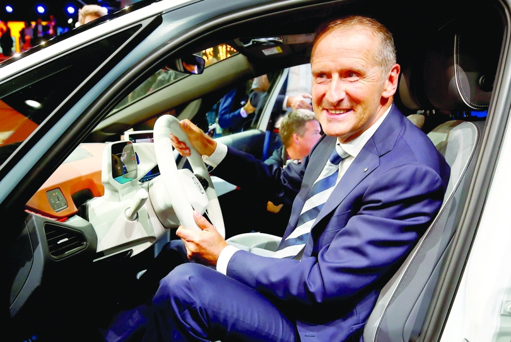 Herbert Diess, CEO of German carmaker Volkswagen AG. - Reuters File Photo