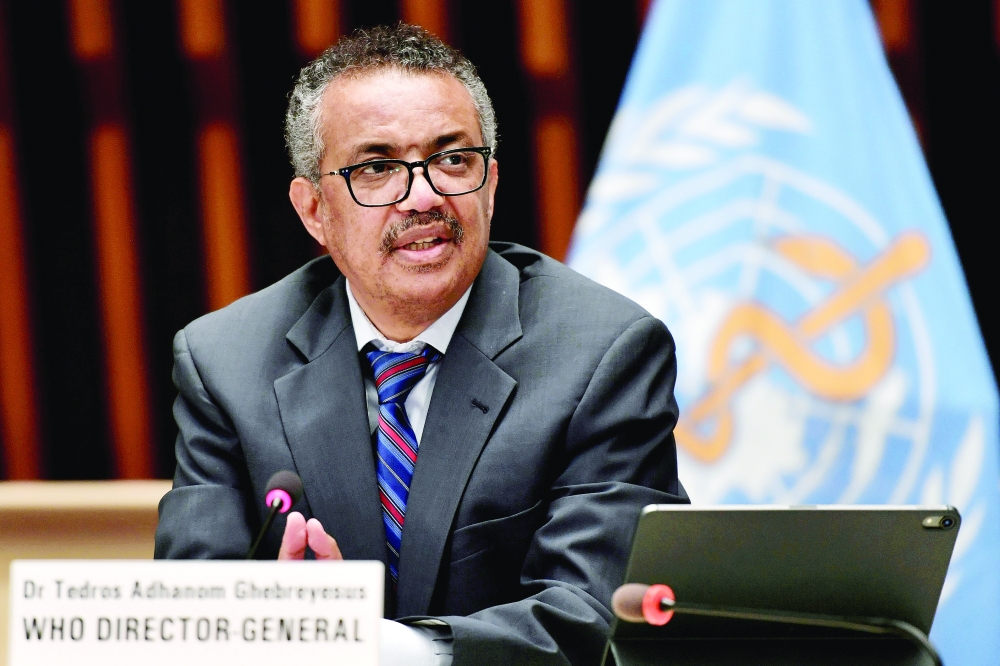 WHO Director-General Tedros Adhanom Ghebreyesus