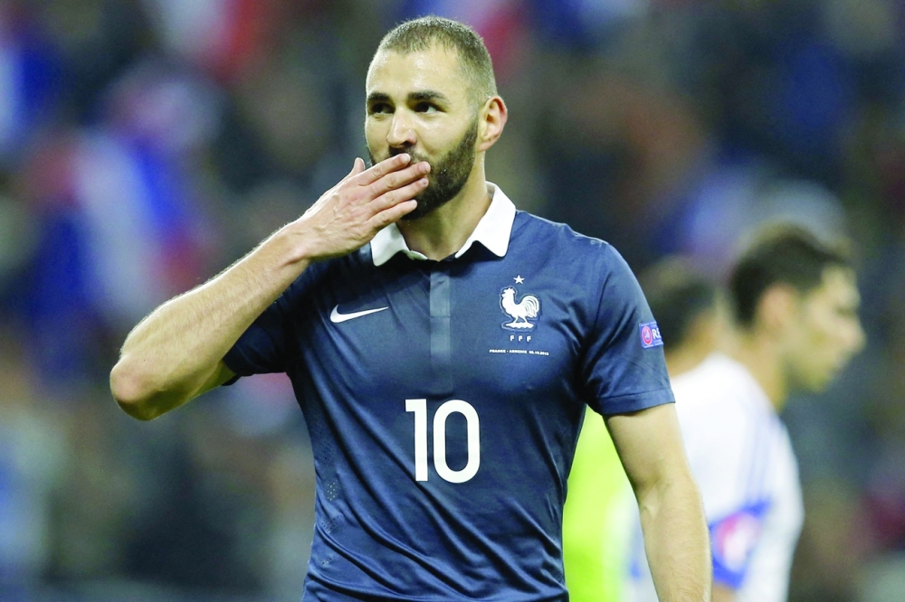 France forward Karim Benzema 