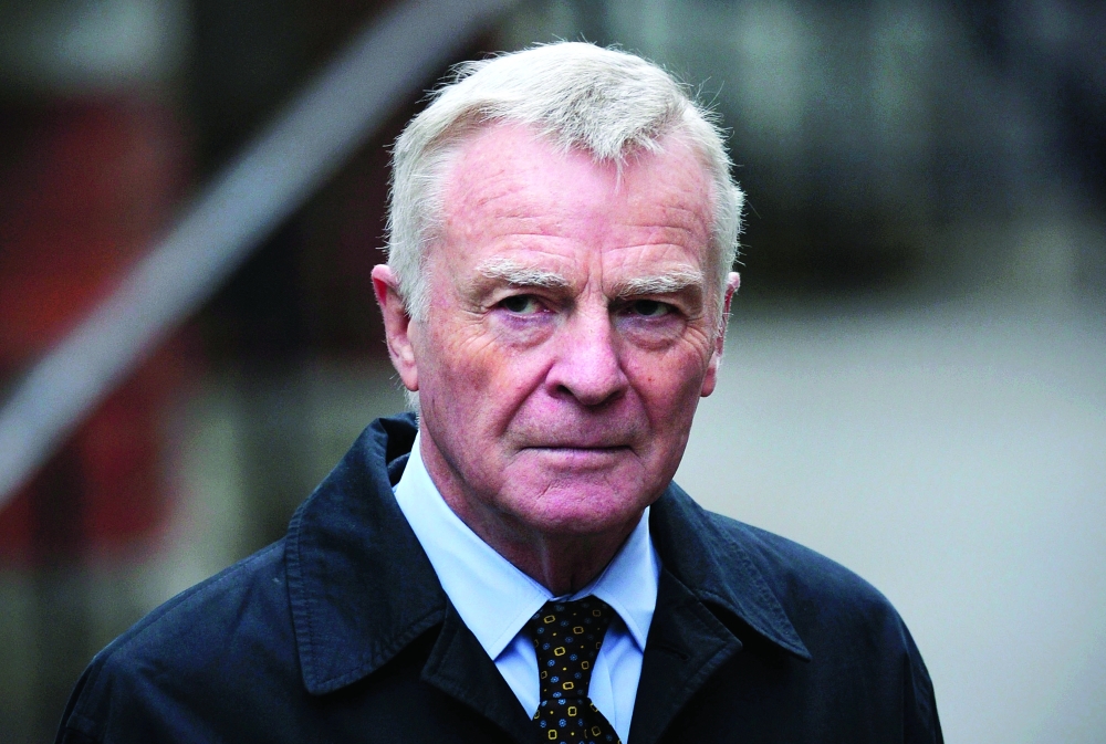 Former F1 chief Max Mosley
