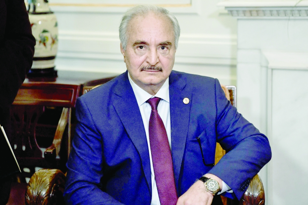 Libyan strongman Khalifa Haftar. - AFP
