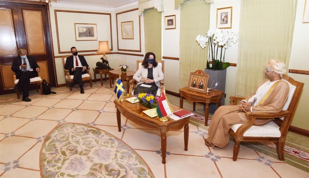 Foreign Minister Receives Swedish Counterpart4