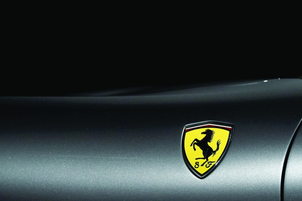The Ferrari logo 