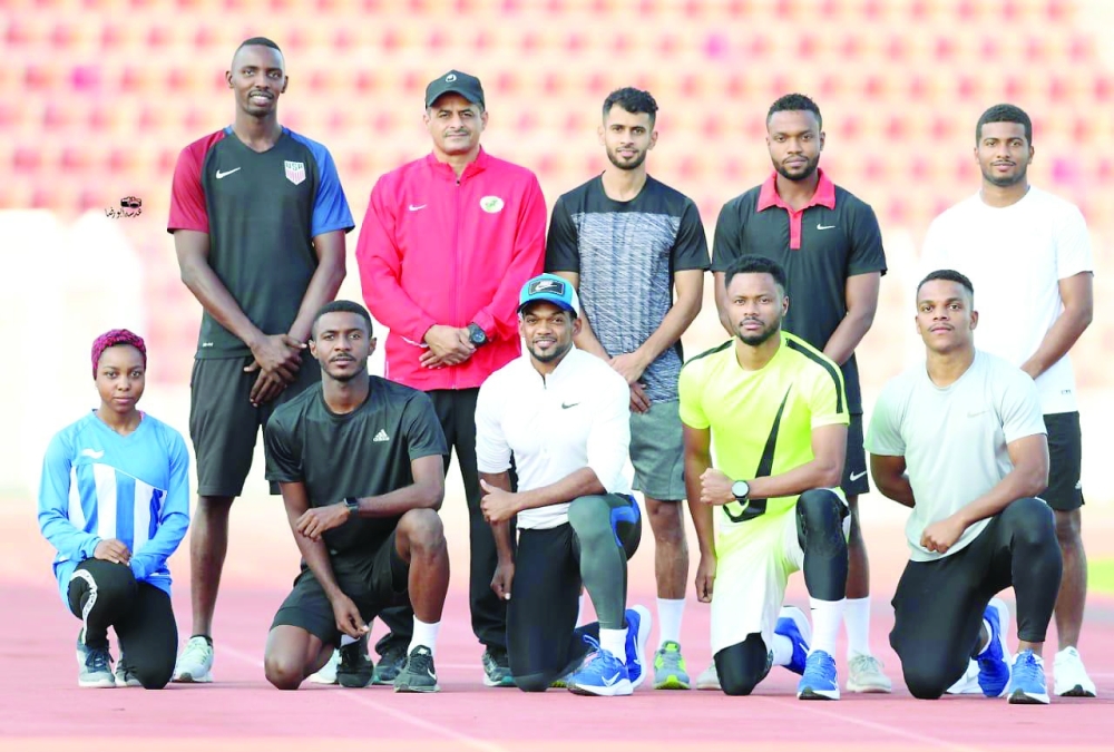 Oman athletics team