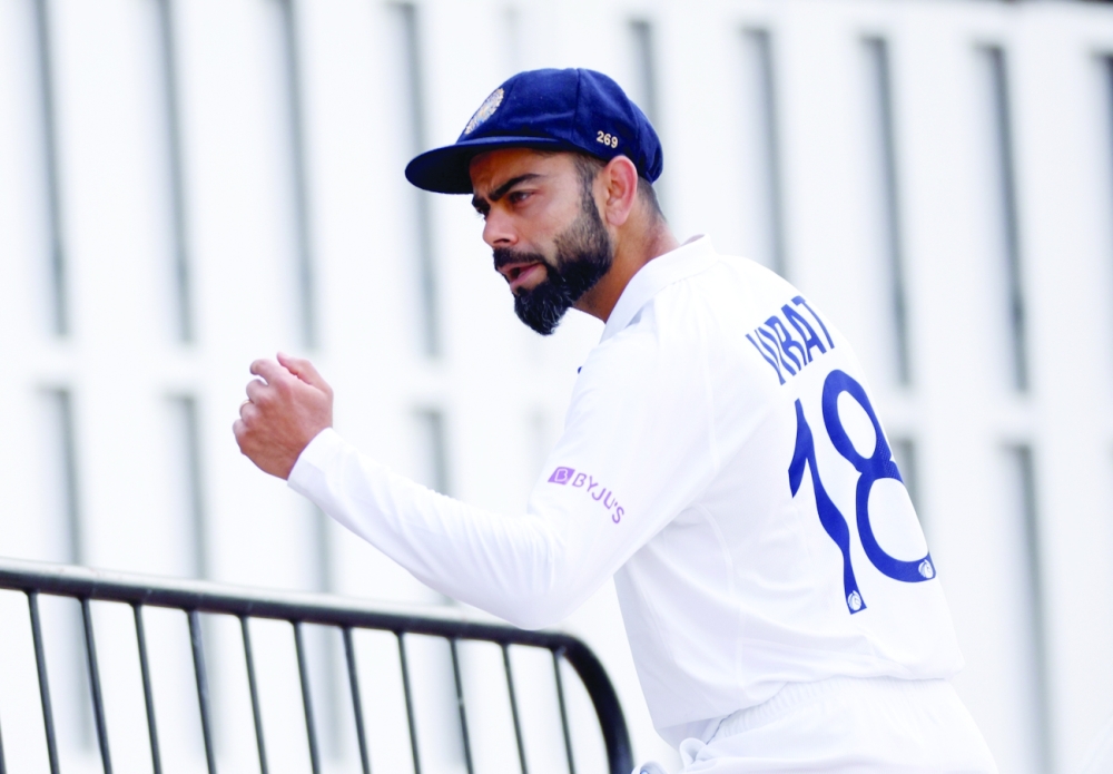 India's Virat Kohli during practice. -- Reuters