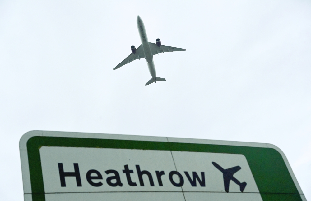 An aircraft takes off at Heathrow Airport. Reuters 