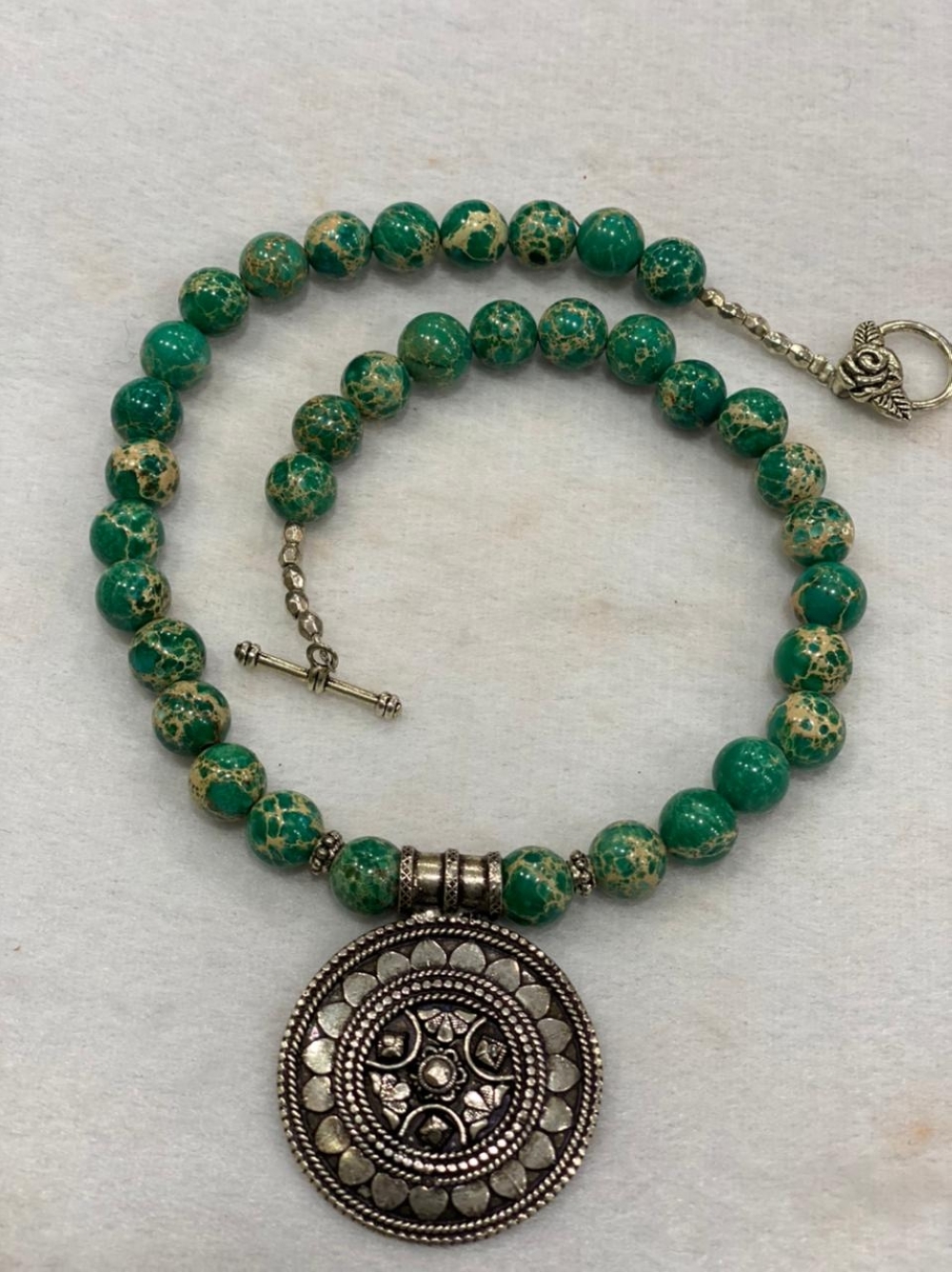 Natural Turquoise Stone with Omani pendant