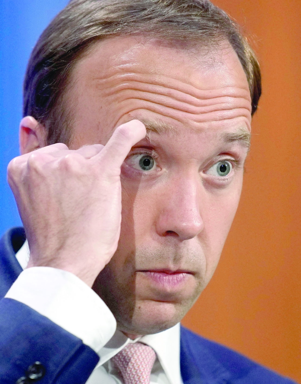 Britain's Health Secretary Matt Hancock 
