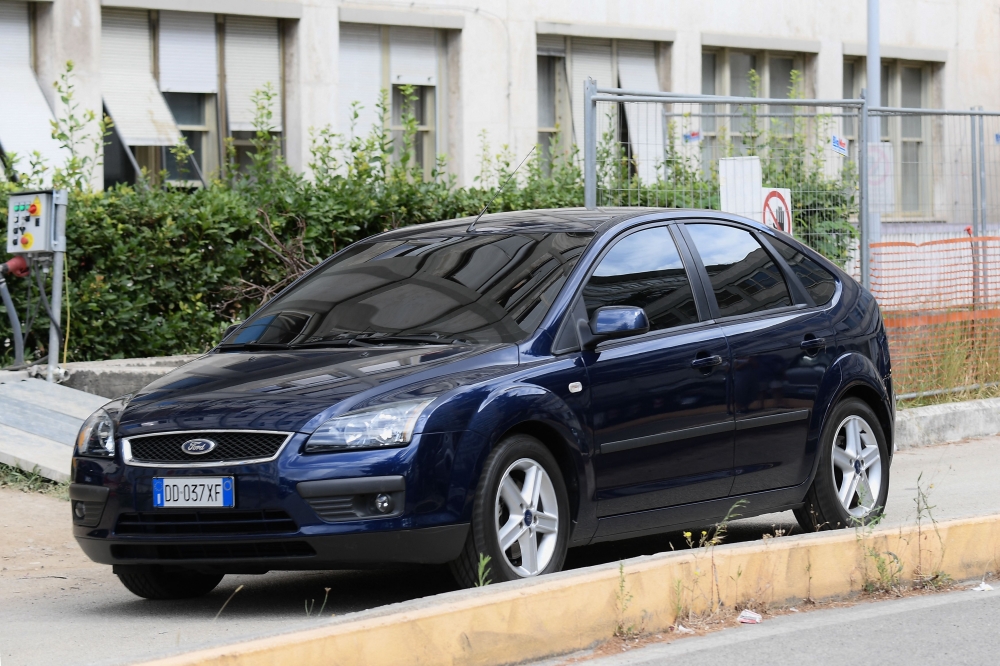 A car with darkened windows transporting Pope Francis leaves the Agostino Gemelli Polyclinic on July 14, 2021 in Rome, where the Pope was recovering after being hospitalized following a colon surgery on July 4.
