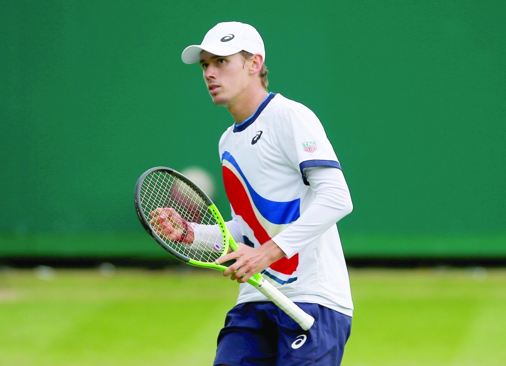 Australia's Alex de Minaur. -- Reuters file photo
