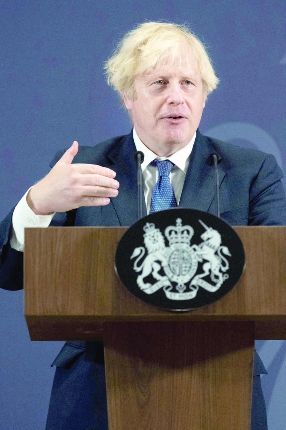 Britain's Prime Minister Boris Johnson