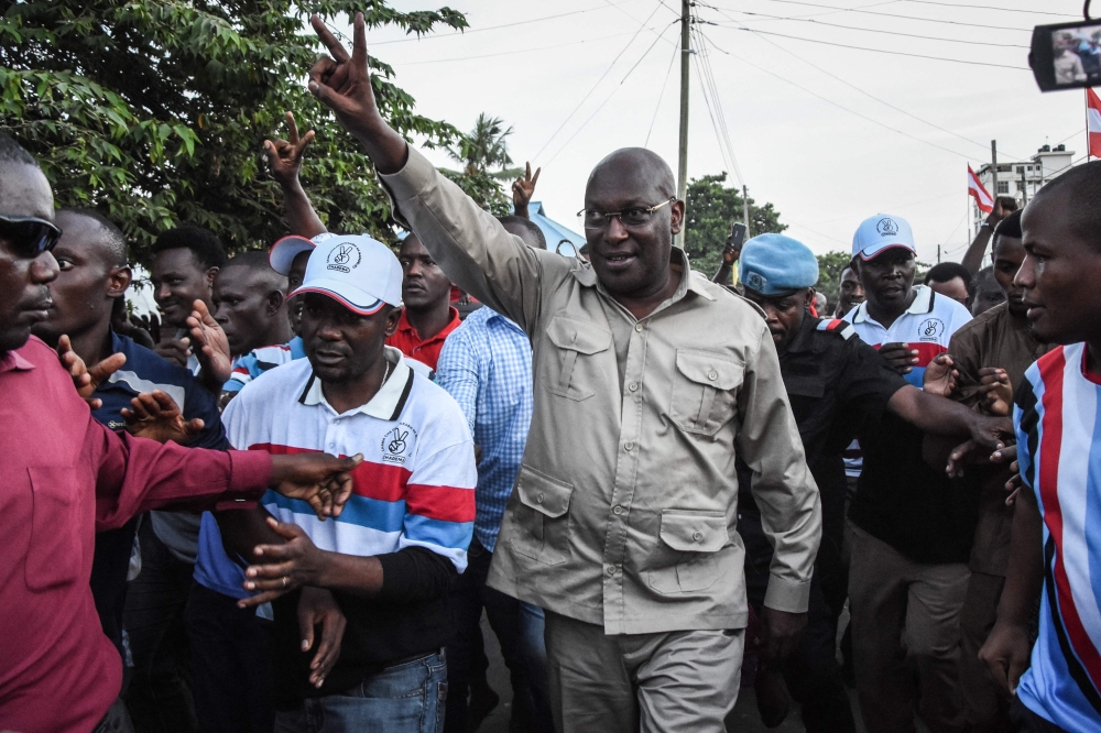 Tanzania's Chadema Party chairman Freeman Mbowe 