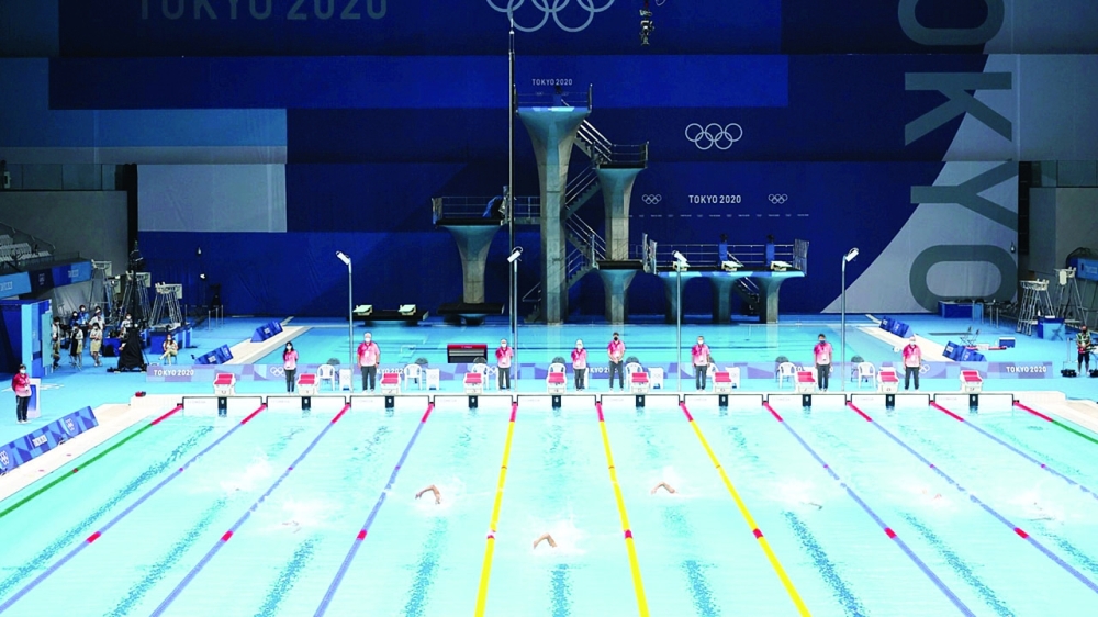 Swimming Olympics competitions