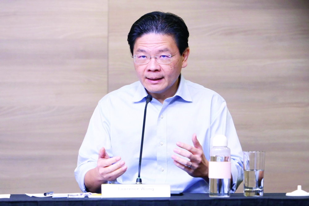 Finance Minister Lawrence Wong