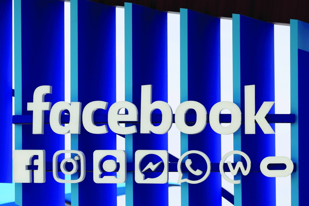 A Facebook panel is seen during the Cannes Lions International Festival of Creativity in Cannes. - Reuters File Photo
