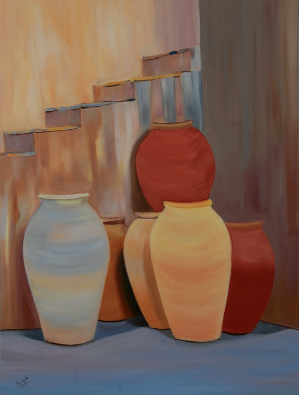 POTS-AT-JABREEN-CASTLE