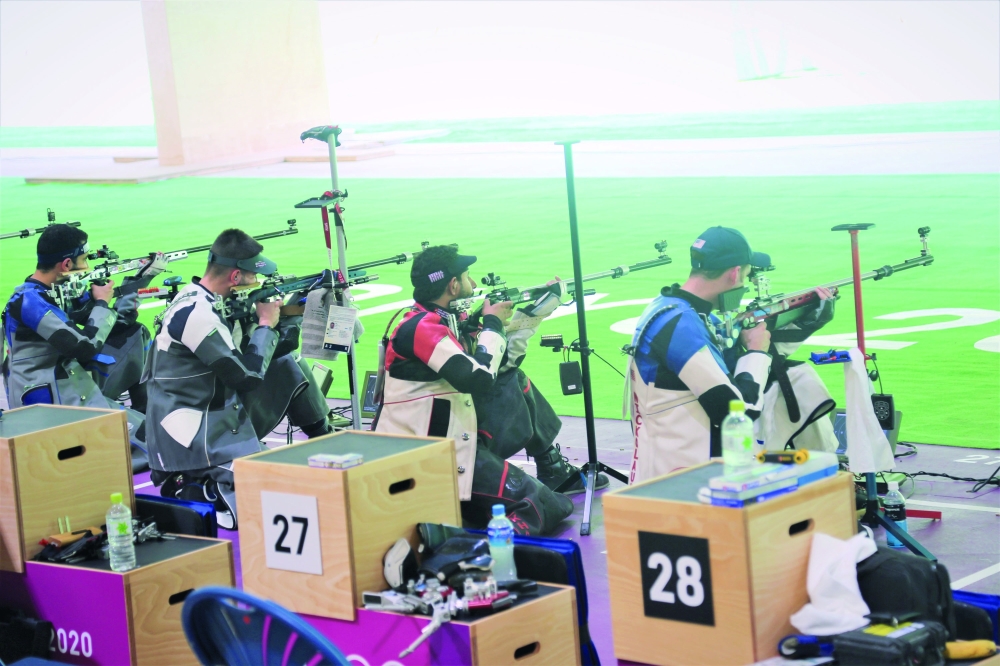 Hamad al Khatri (27) during the shooting event.