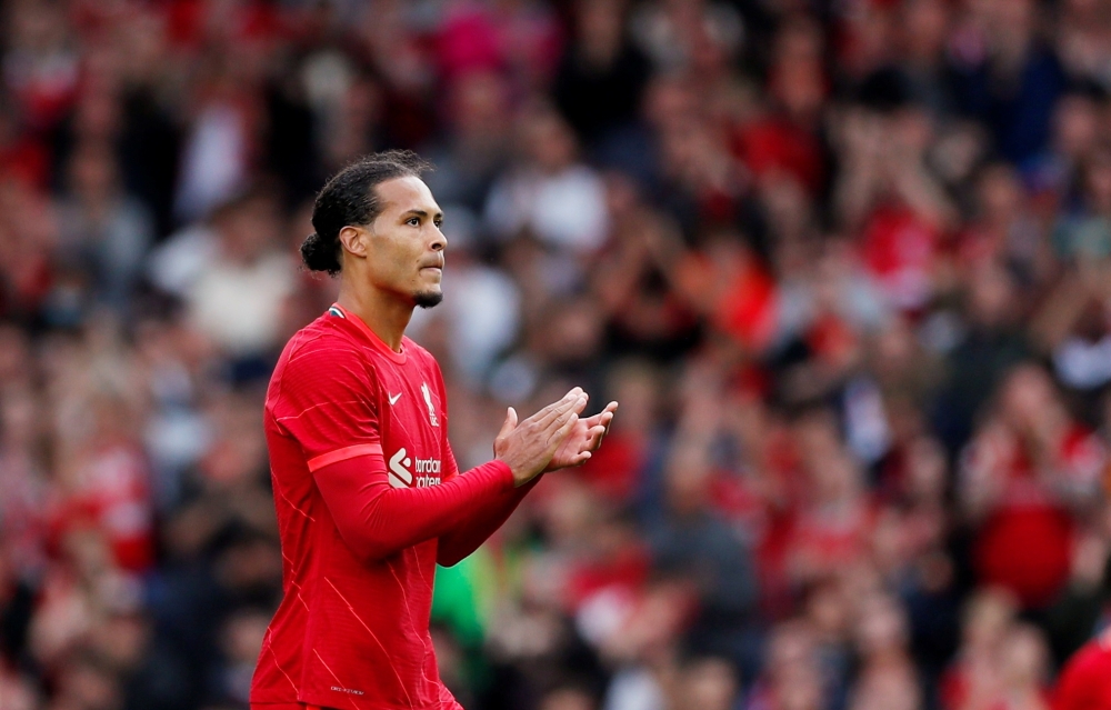 Liverpool's Virgil van Dijk. -- Reuters