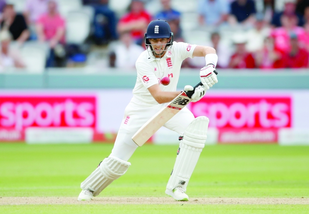 England's Joe Root in action. -- Reuters