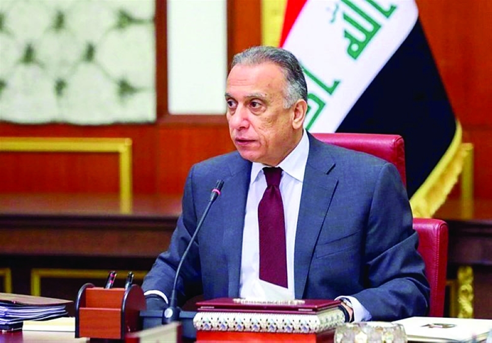 Prime Minister Mustafa al Kadhemi.