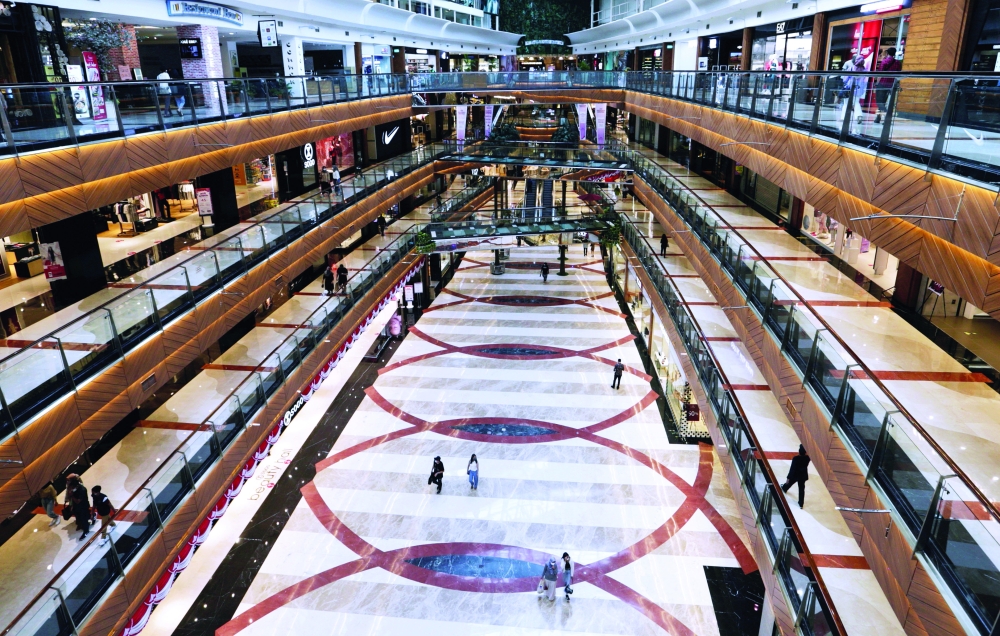 Few people are seen inside the Pondok Indah shopping mall in Jakarta, Indonesia. — Reuters