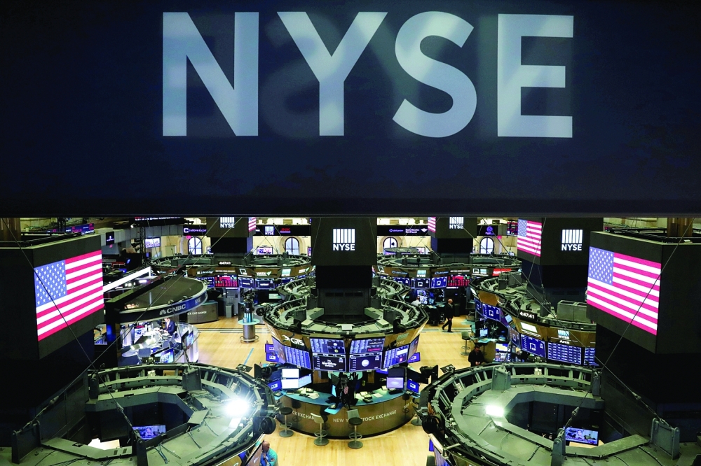 The floor of the the New York Stock Exchange (NYSE) is seen after the close of trading in New York. - Reuters File 

