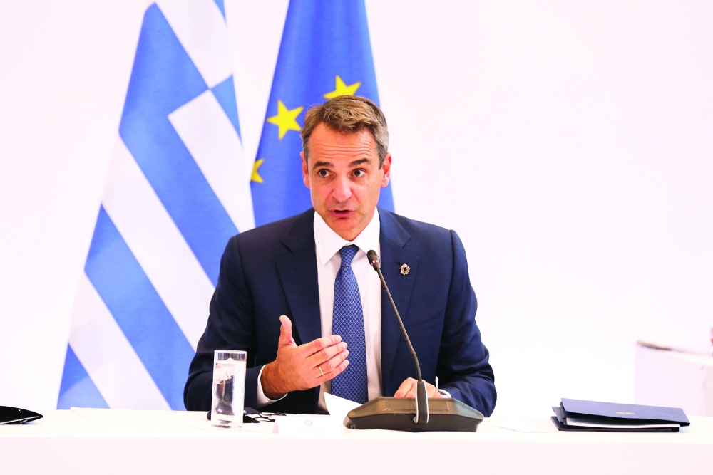 Greek Prime Minister Kyriakos Mitsotakis 
