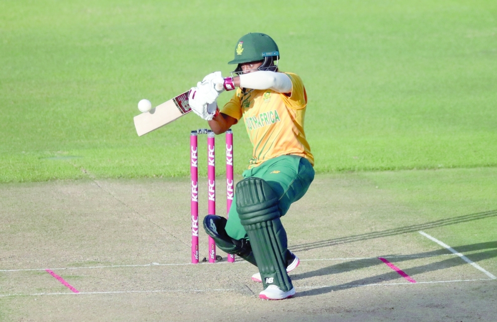 South Africa's Temba Bavuma in action REUTERS/