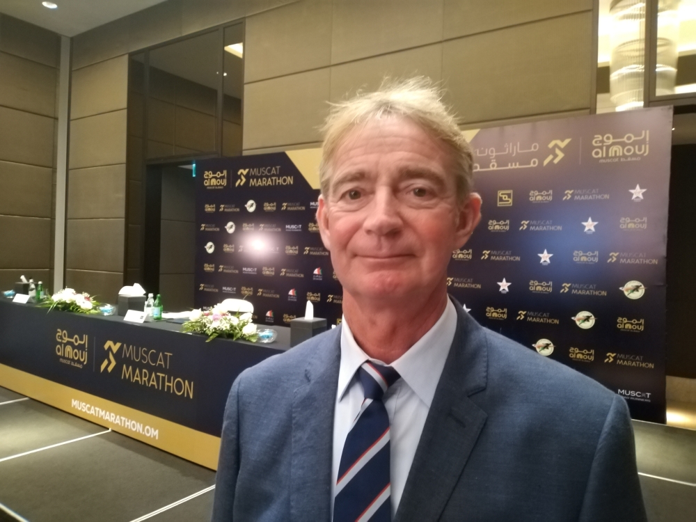 Paul Dean, representative of the Muscat Road Runners 