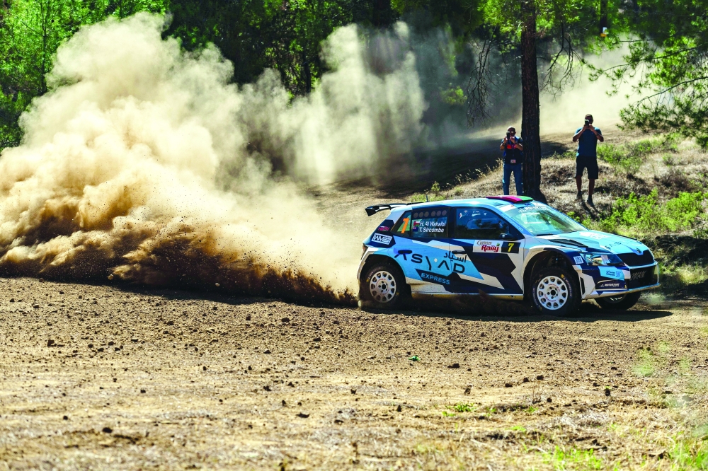 Hamed al Wahaibi in action in Cyprus.