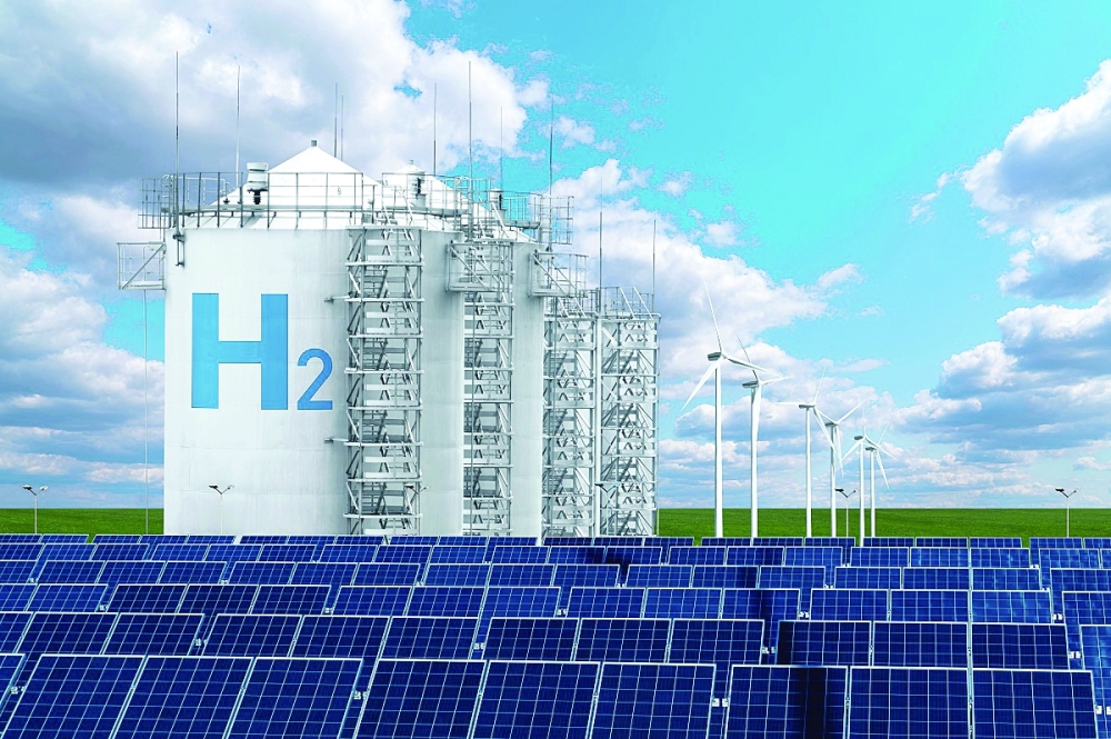 Hydrogen,Factory,Concept.,Hydrogen,Production,From,Renewable,Energy,Sources