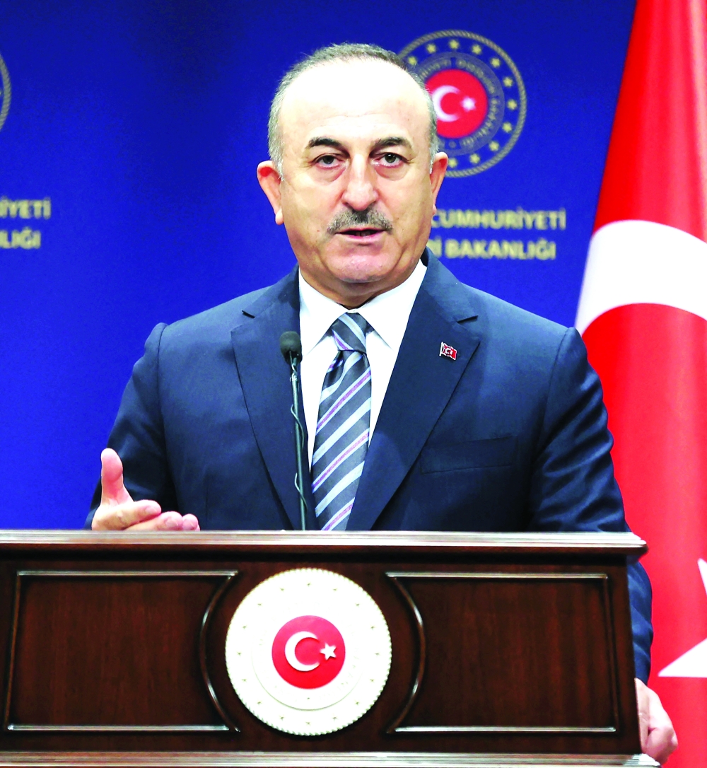 Turkish Foreign Minister Mevlut Cavusoglu