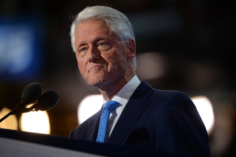Former president Bill Clinton has been hospitalized with a non-Covid-related infection, a spokesman said on October 14, 2021. 

