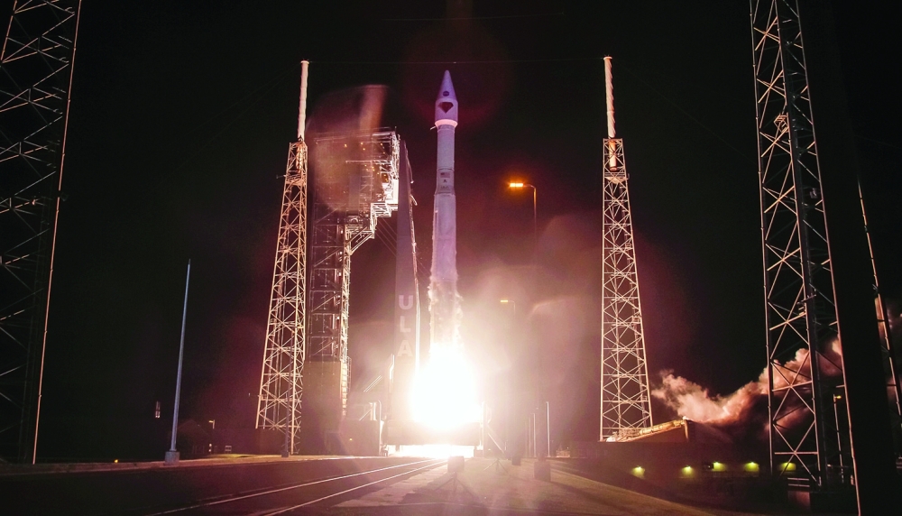 NASA's Lucy spacecraft, atop a United Launch Alliance Atlas 5 rocket for a mission to study the Trojan asteroids in the outer solar system, launches from Pad-41 at Cape Canaveral Space Force Station. - Reuters 