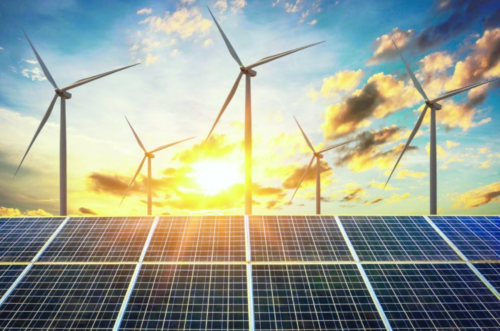 Pillar 1 Energy Transition wind energy solar panels dreamstime