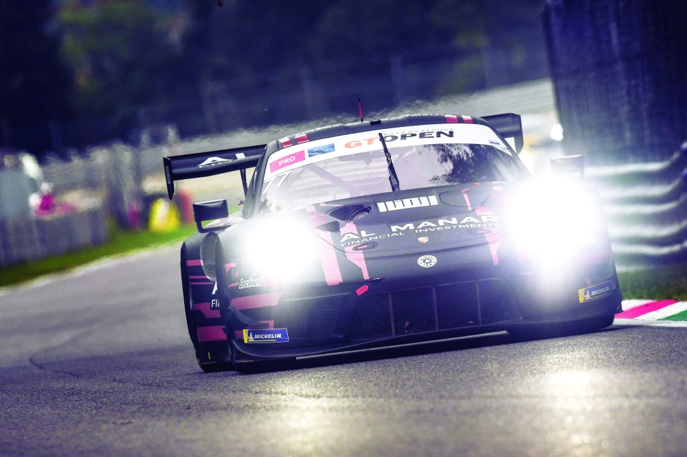 Al-Zubair and Soucek in International GT Open action this season.