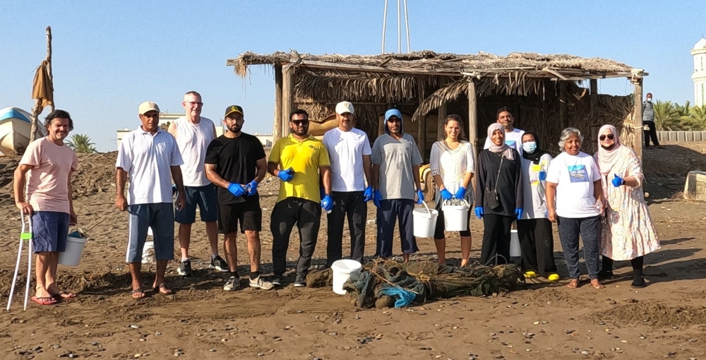 CLEAN UP CAMPAIGN AT AL HAIL BEACH