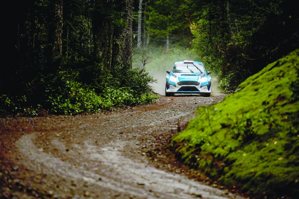 Wet conditions on the Oregon test for Hamed Al-Wahaibi.