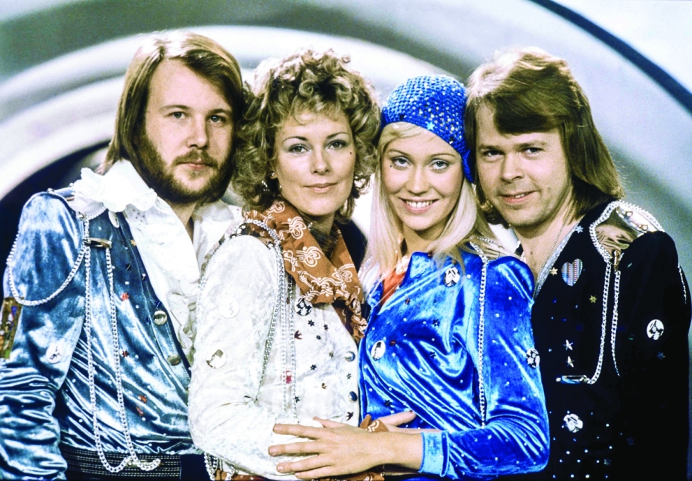 Benny Andersson, Anni-Frid Lyngstad, Agnetha Faltskog and Bjorn Ulvaeus . AFP file photo