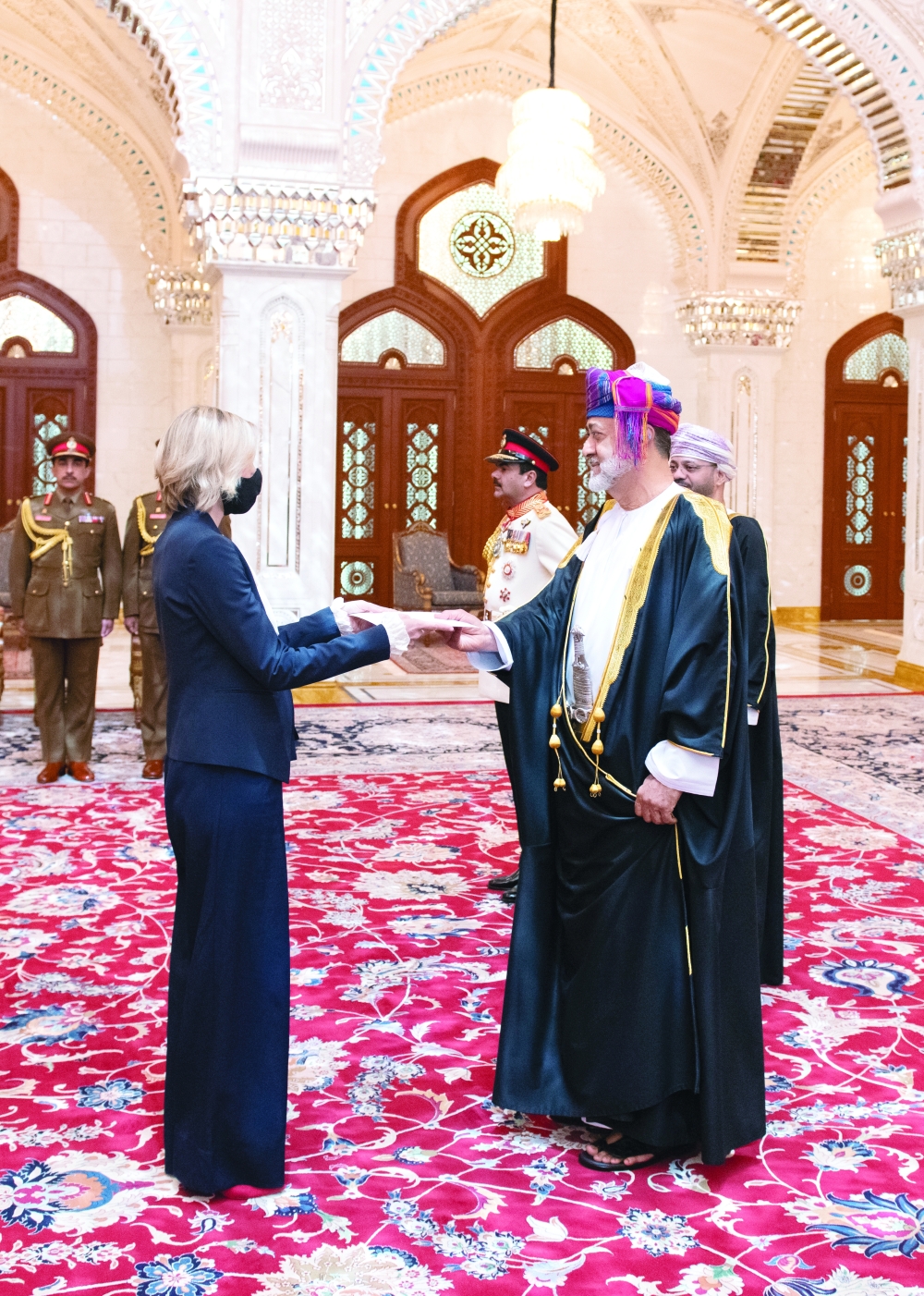 Veronique Aulagnon, Extraordinary and Plenipotentiary Ambassador of President Emmanuel Macron of the French Republic, accredited to the Sultanate of Oman