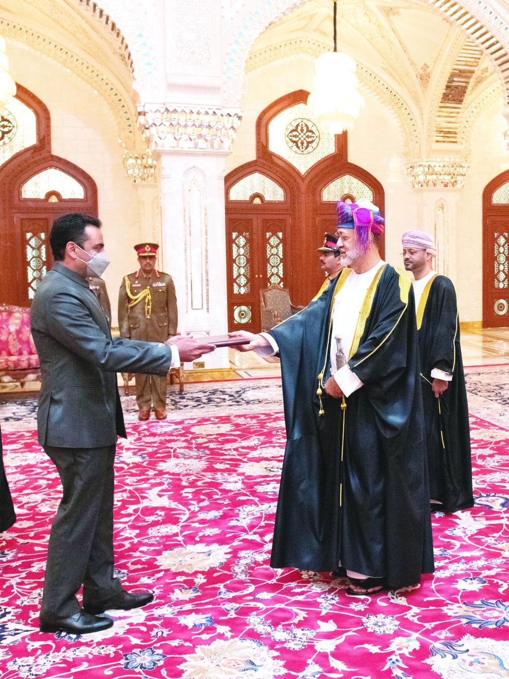 Amit Narang, Extraordinary and Plenipotentiary Ambassador of President Ram Nath Kovind of the Republic of India, accredited to the Sultanate of Oman