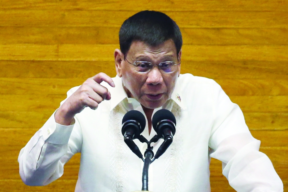 Philippine President Rodrigo Duterte 