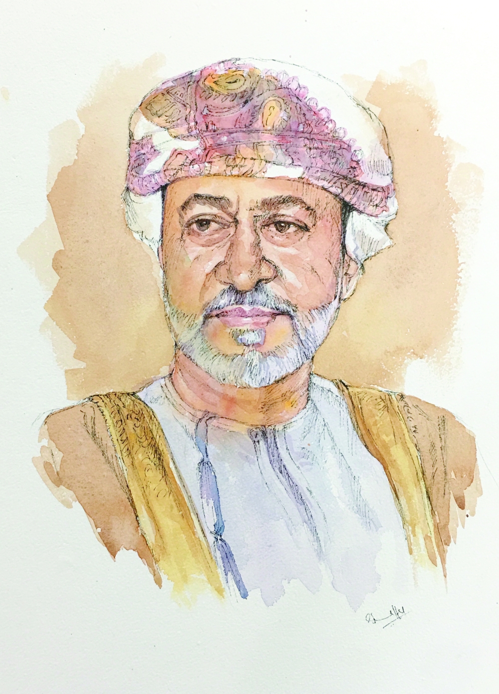 Sheffy Tattarath pen and ink works on HM  (1)