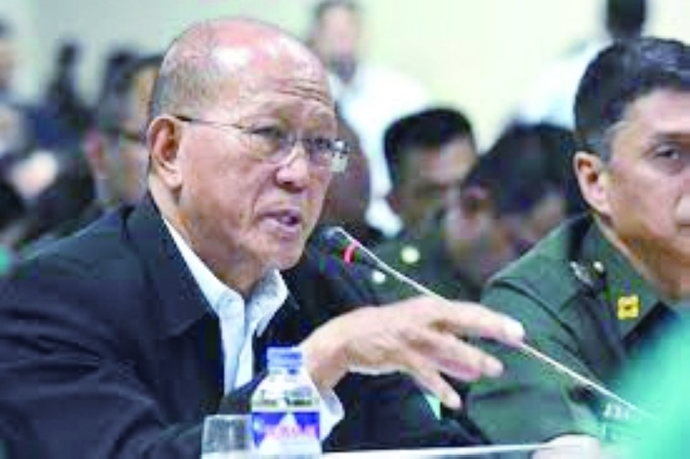 Defence Secretary Delfin Lorenzana