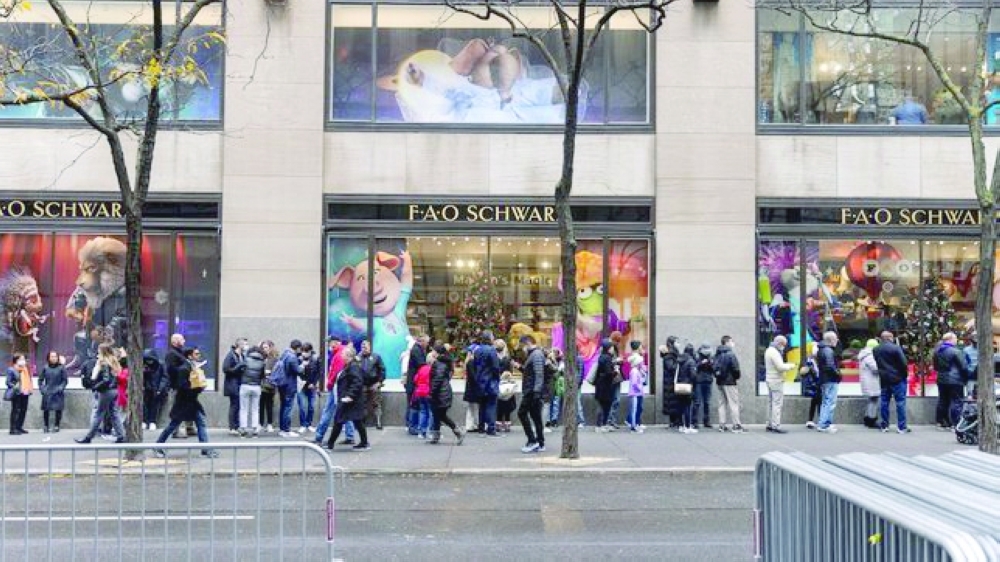 Black Friday shopping in New York City
