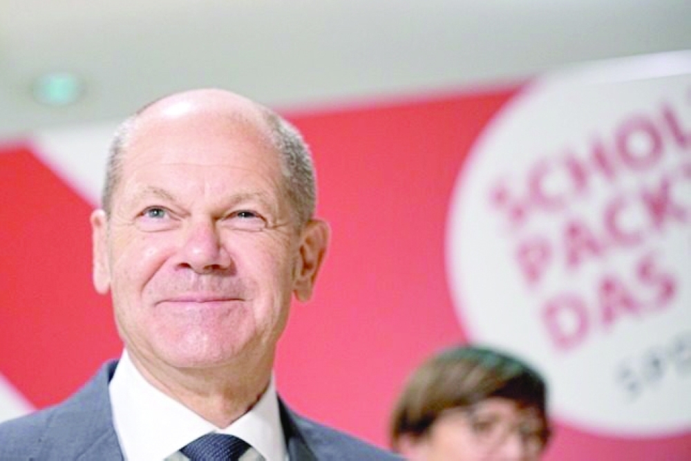 SPD's Olaf Scholz 