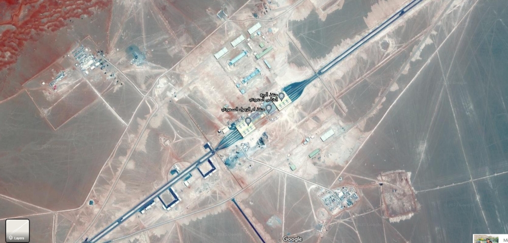 Checkpoint on the Kingdom of Saudi Arabia side