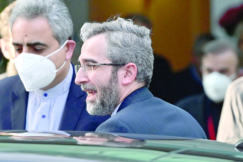 Iran's chief nuclear negotiator Ali Bagheri Kani 