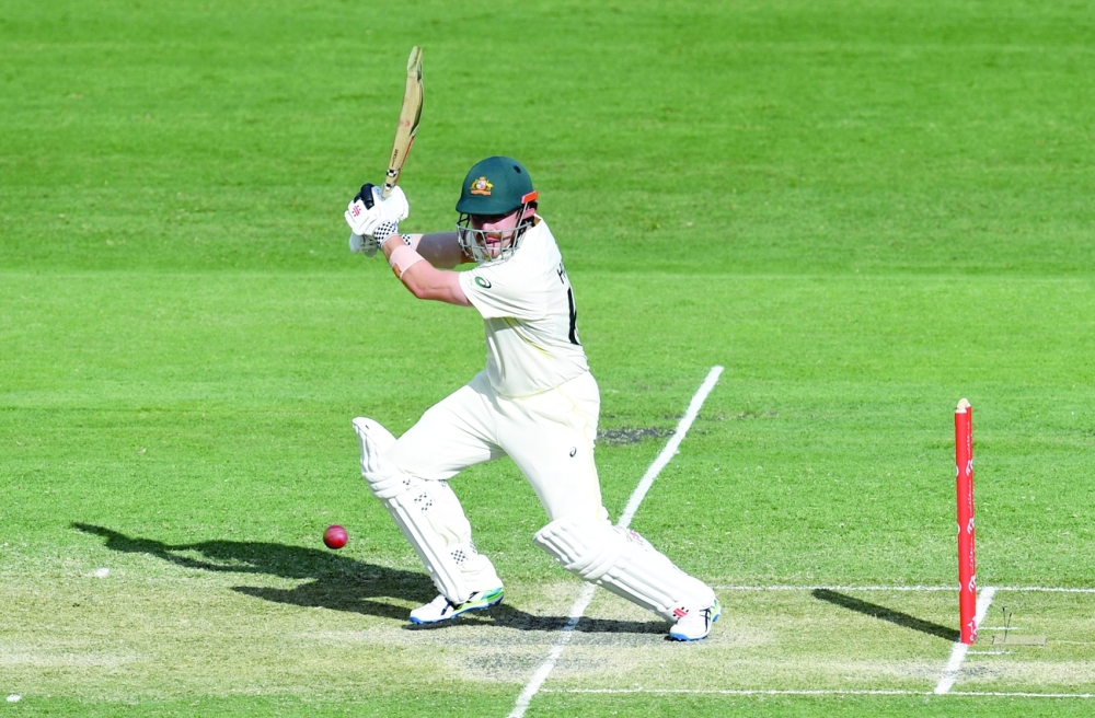 Australia's Travis Head in action. -- Reuters